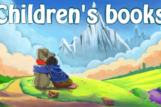 draw awesome unique and  children story book illustration