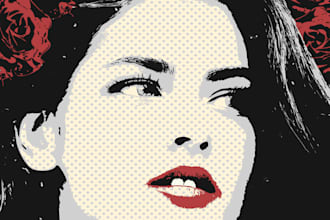 draw a digital face painting