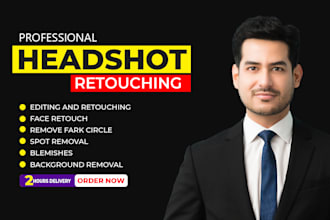 retouch your corporate headshot photo for linkedin CV and social media
