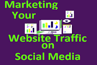 marketing your website traffic or promoting it on social media
