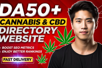 post your website URL on da 52 cannabis website homepage