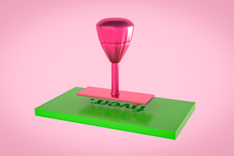 create customized stamps stls for 3d printing