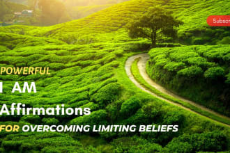 create meditation and affirmations videos for youtube