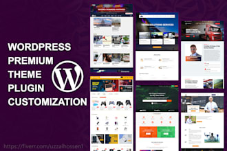 customize wordpress premium theme and wordpress plugin