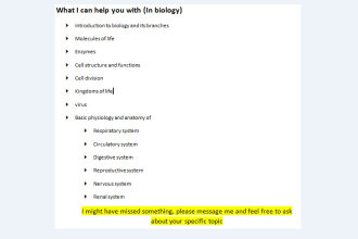 help you in biology, biochemistry, microbiology and molecular biology
