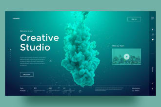 design clean responsive website