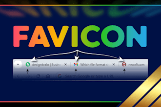 do flat, simple icon or favicon design for website in 2 hrs