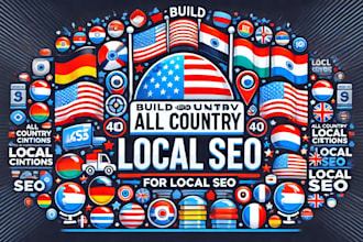 build 400 all country local citations for local SEO