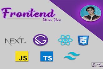 be your react js developer, next js using typescript for mern stack