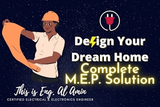 design hvac, electrical, plumbing plan, mep drawings for city approval