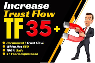 increase trust flow of your website permanent and guaranteed