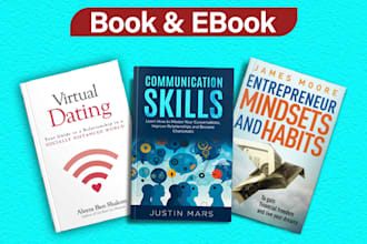 design professional book cover or ebook cover design