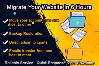 transfer, move, migrate and clone your website in 6 hours