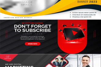 design animation, social media, and food banners