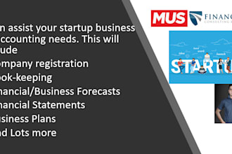assist in startups accounting needs