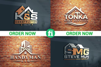 design real estate, construction, property logo for your company