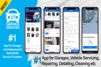 build car cleaning washing detailing servicing garage app