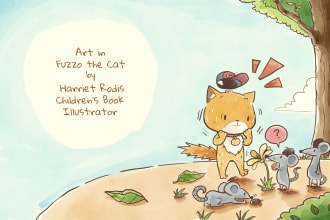 create children story book illustrations