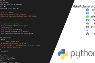 make bot for you using python