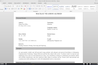 do professional typing job in 24h