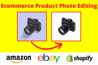 do ecommerce product photo editing and retouching