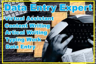 do a fast typing job, retype scanned documents, your typist