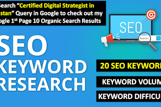 do keyword research and find SEO key words for your website