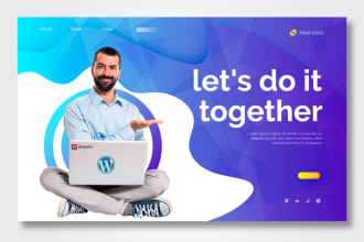 convert figma, PSD, xd to wordpress website design