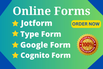 create stunning jotform, typeform, gravity form in 24 hours