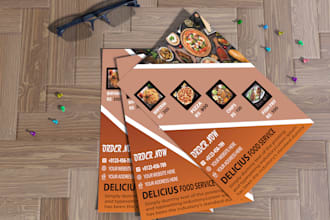 design a professional business,food, travelling flyer