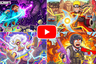 design a cartoon drawn youtube thumbnail