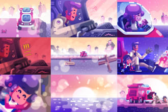 create storyboard for film, animation, and commercials