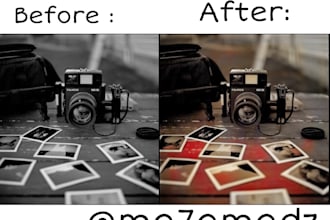 change an old white and black photo to a coloured nice photo