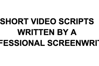 write a short video script