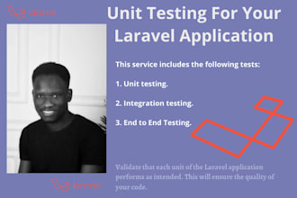 write feature and unit tests for your laravel application