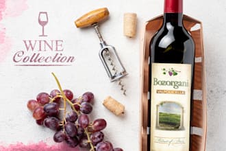 design your wine or other spirit label