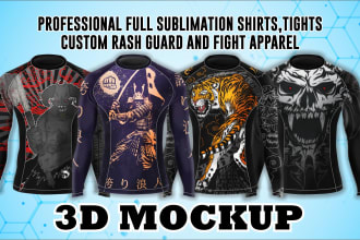 design custom rash guard, mma short, compression shirt, and gym wear cloth