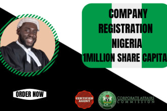 register an ltd with 1 million share capital for nigerians