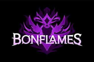 make text logo with jrpg style for game, comic, webtoon, etc