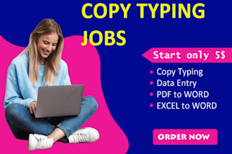 do fast copy typing jobs