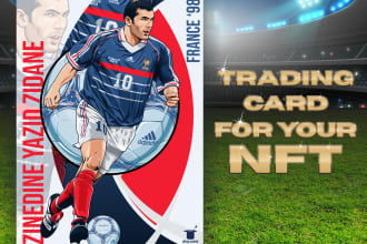 create sport trading card for your nft