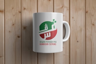 put your logo on 3d mockup mug
