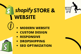 create a shopify website