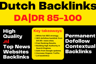 increase netherlands SEO form top nl da90 newspapers dutch backlinks