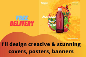 design creative and stunning ui ux posters, banners