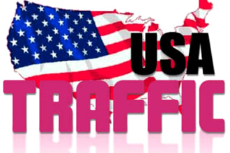 keyword targeted, organic traffic exclusive to the USA