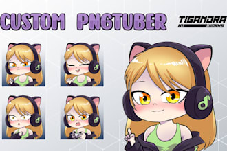 draw custom pngtuber character model