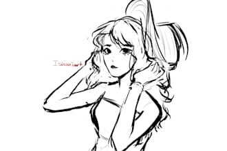draw a headshot of a character of your choosing