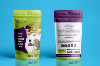 do product packaging design and box tube label bag or pouch