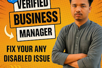 fix fb bm or create fresh verified facebook business manager or ads account